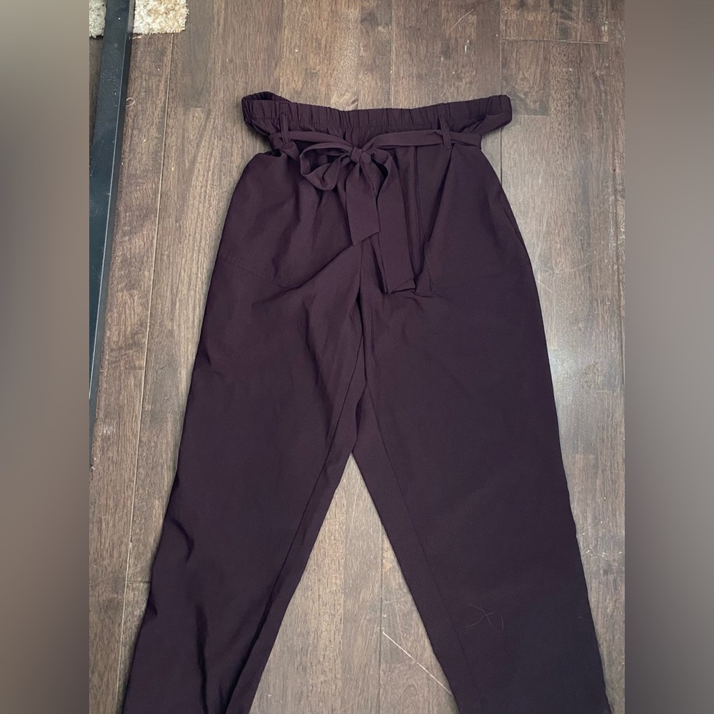 Purple Comfortable Business Casual Pants
